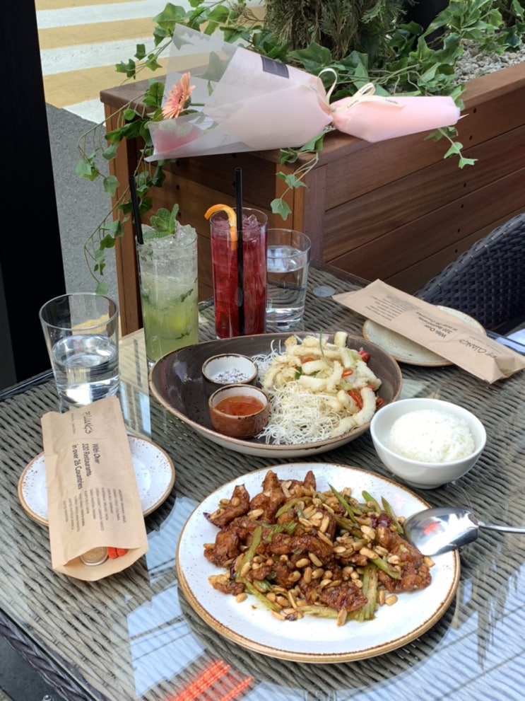  서초역 맛집_피에프창 야외 테라스 행복한 데이트 