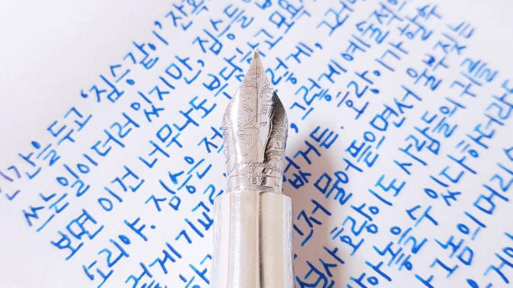  짐승보다 더 잔혹한… (ft. 몬테그라파 엑스트라 만년필 실제 사용 영상)