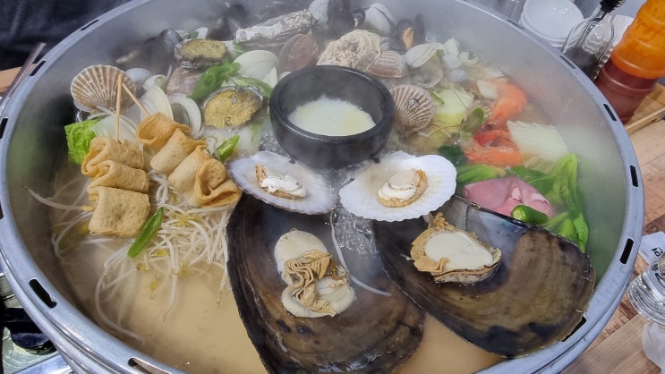  마포역 회식 맛집 : 택이네 조개전골