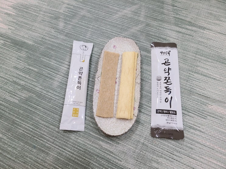  자연공유 곤약쫀드기 달인이만든 쫀득이 비교