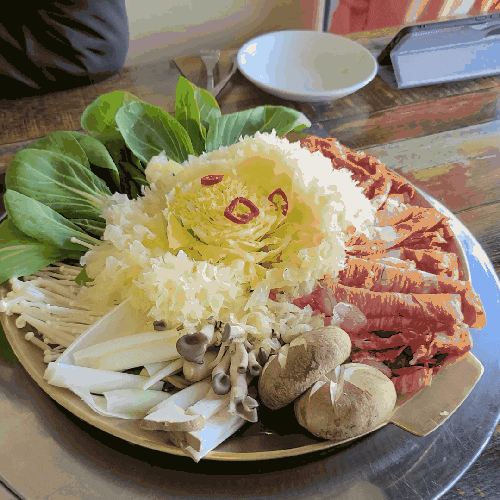 전국에서 가장 이쁜 눈꽃 한우 전골 맛집 김해 생림 오토캠핑장 근처 우화한식당