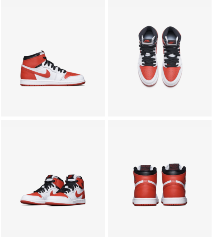 나이키 드로우 [에어 조던 1_Heritage (Littele Kids / Toddler)] / SNKRS / 일정 / KREAM 리셀가 (2022.04.04)