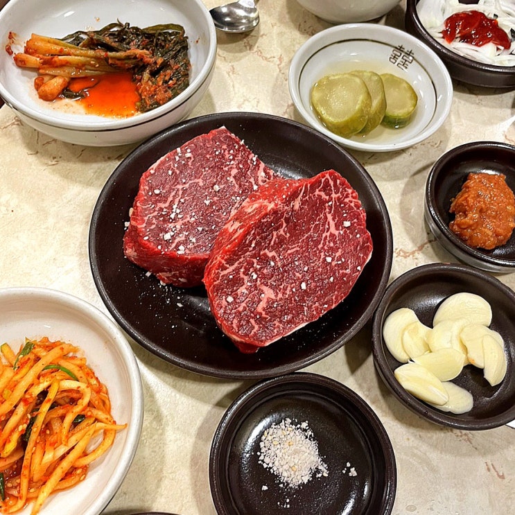  논현동 원강 : 소고기와 무밥정식이 맛있는 논현역 맛집