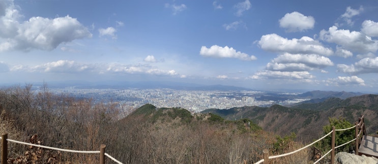  대구 (벚꽃 보러) 갈만한 곳--대구 시내를 다 볼 수 있는 앞산 그리고 앞산 케이블카 가격