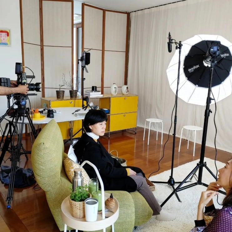 '오유경TV' 유튜브 출연하신 박은정 교수님 촬영 현장