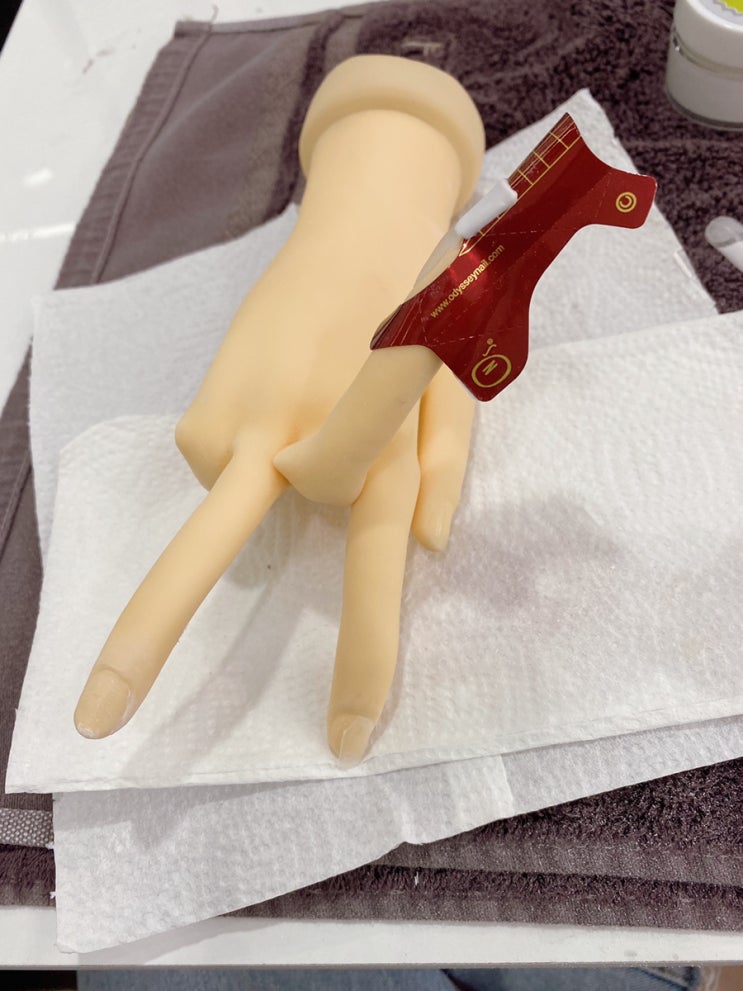  네일국시 아크릴 프렌치 스컬프처 어렵네요