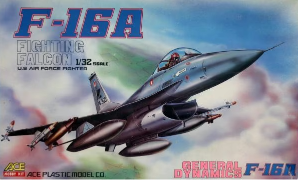 에이스 1/32 F-16A 파이팅 팰콘 - 설명서