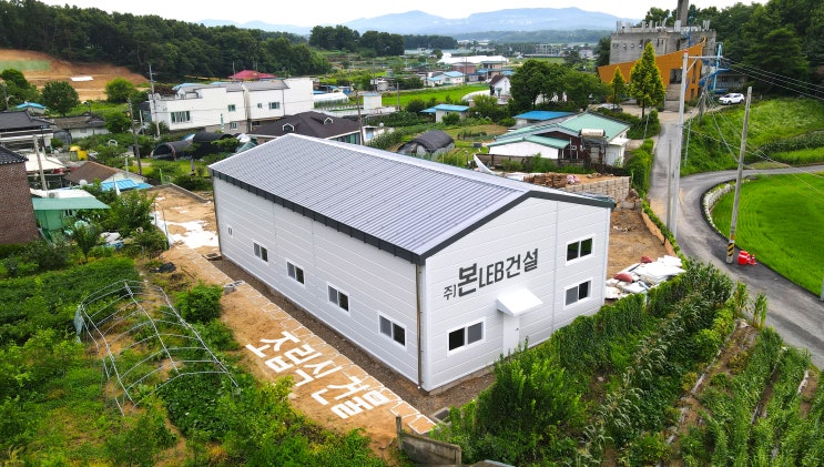  경량 조립식 건물 이천시 창고형 패널 소매점