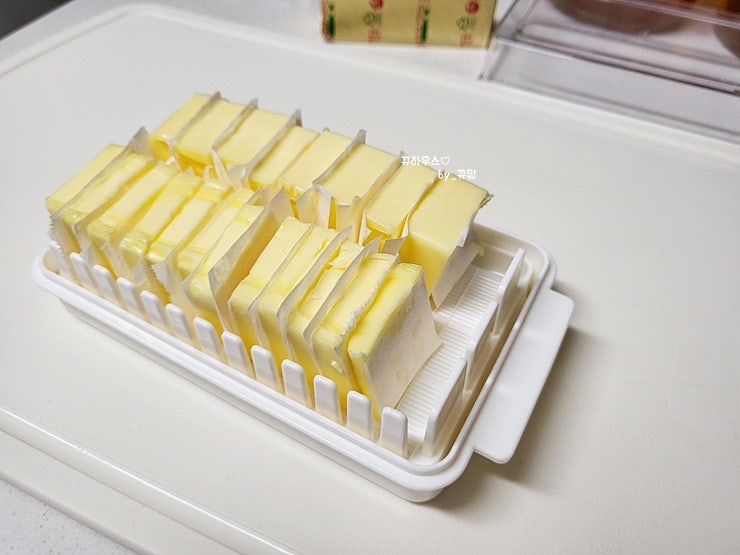 버터소분 버터보관법 종이호일 이용하기