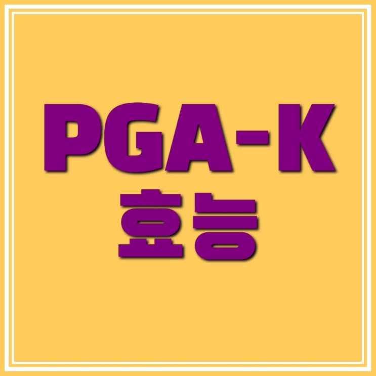  폴리감마글루탐산칼륨 PGAK의 효능과 권장량 알아보기