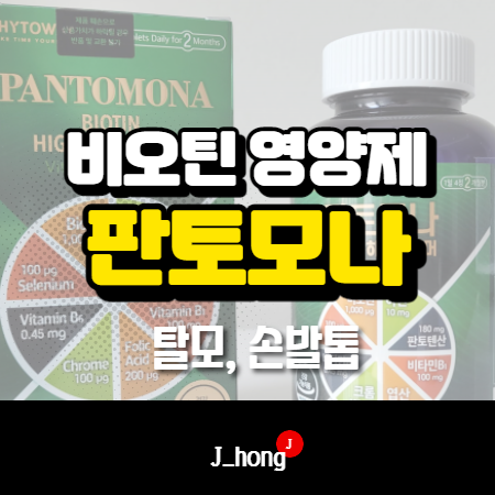  판토모나 타사 비오틴 영양제와 비교 분석 (성분, 효능, 후기)