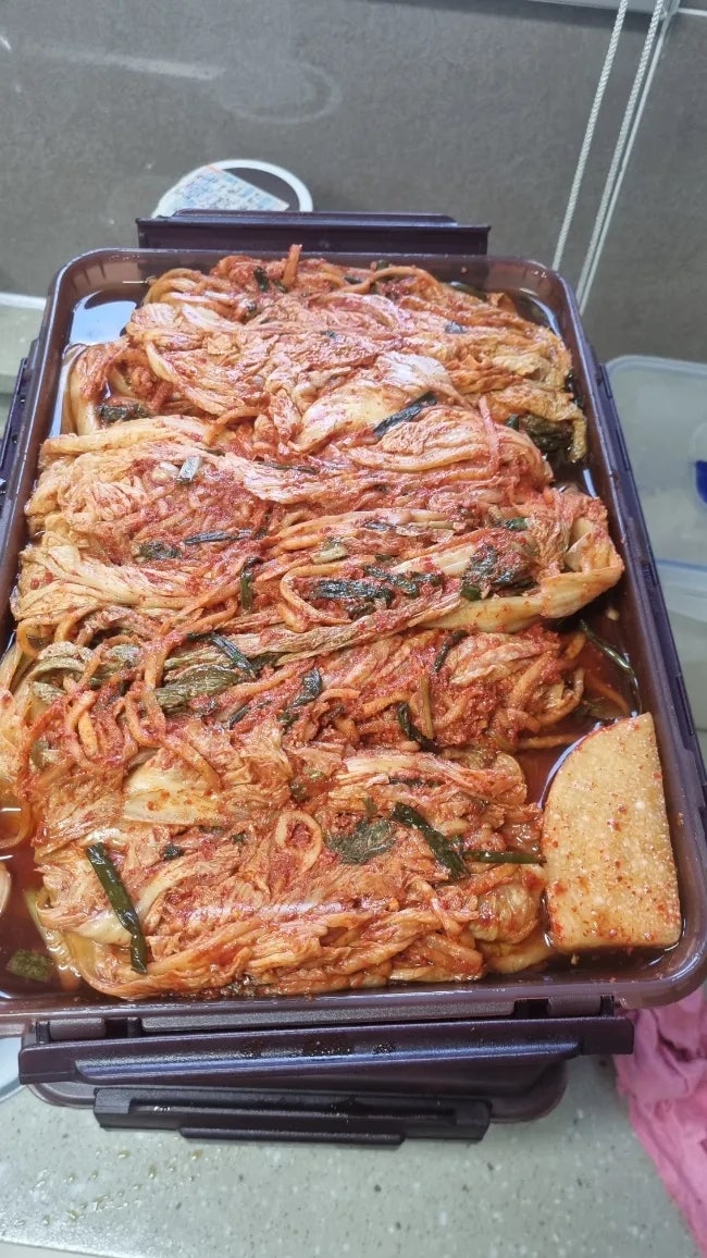 지난겨울 김장김치로 비빔국수와 김치찌개 끓이기 쓴맛 나는 김치 해결 방법