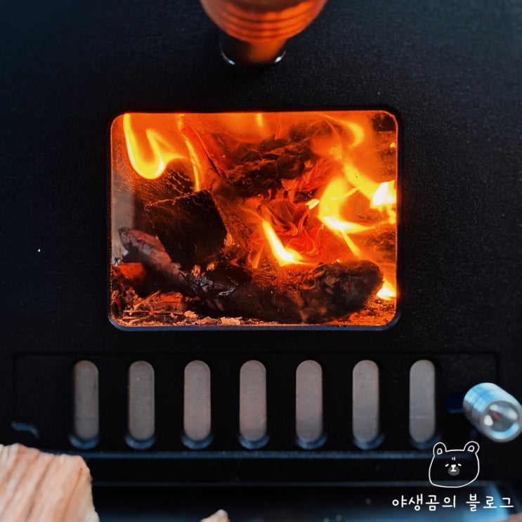  불멍화로대 겸용 메이튼 레드와일드 화목 캠핑난로