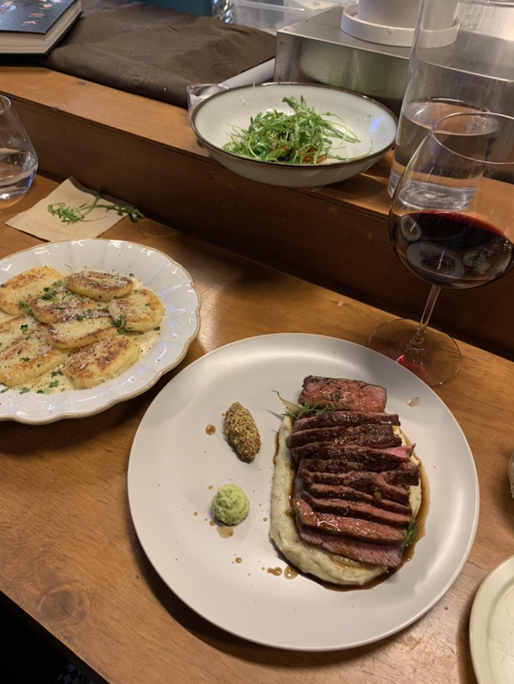  부천까치울 작동 패쓰(path) 뇨끼 스테이크 대맛집