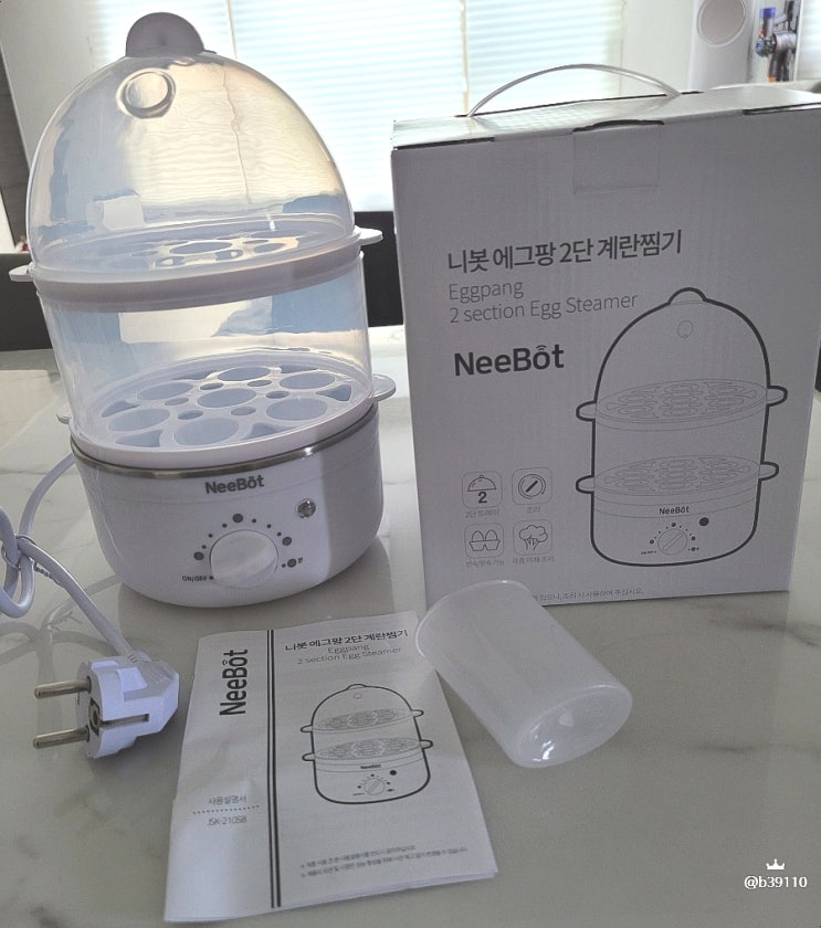  [스타일씨 체험단] 니봇 에그팡 2단 계란찜기