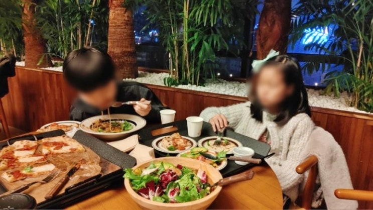  고양시 플랜테리어맛집 포레스트아웃팅스(Forest Outings), 피자, 스파게티, 샐러드도 맛있어요