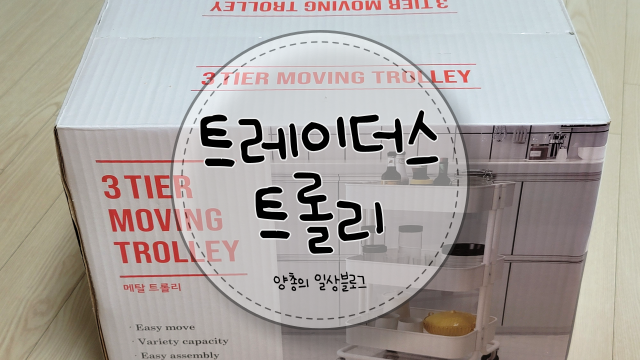  내돈내산) 이마트 트레이더스에서 구매한 3단 트롤리