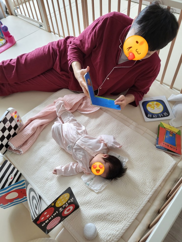  [생후2개월차] 칭얼거리는 아기 달래기(스위마바,바운서,체육관)