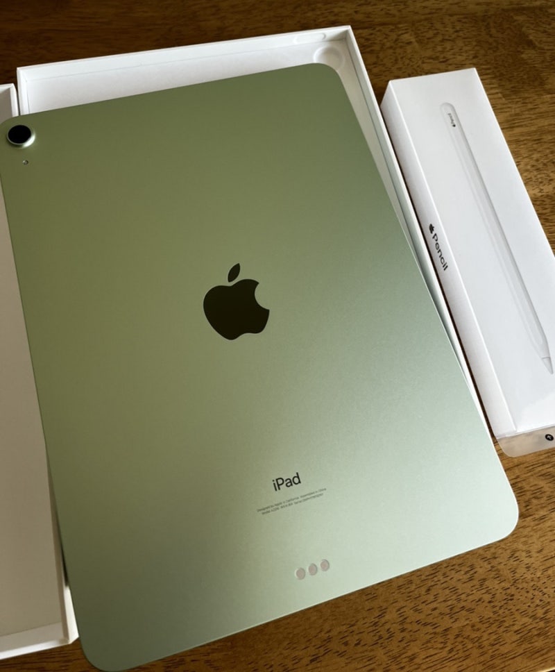 Apple 아이패드 에어 4세대 256GB 그린 | 애플펜슬 2세대 | 종이필름 구매후기(+ 불량테스트)