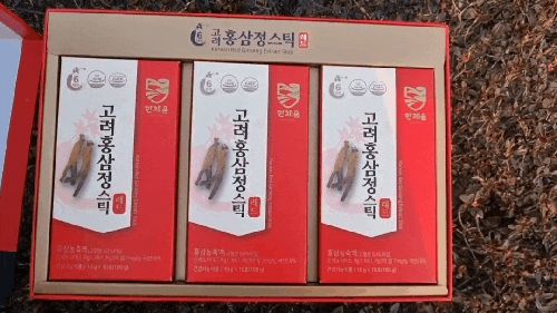  한채움 고려홍삼정스틱레드 부모님 선물 드렸어요