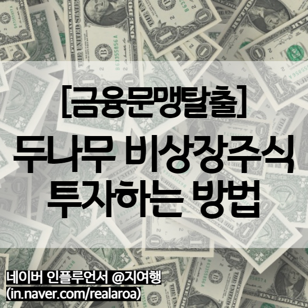  비상장주식투자하기 좋은 주식사이트! 두나무 상장 전 비상장주식일 때 투자 방법은?