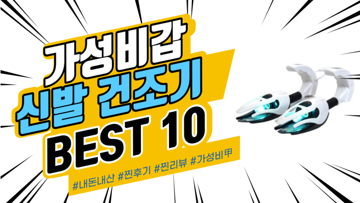 지인들에게도 추천드리는 신발 건조기 BEST