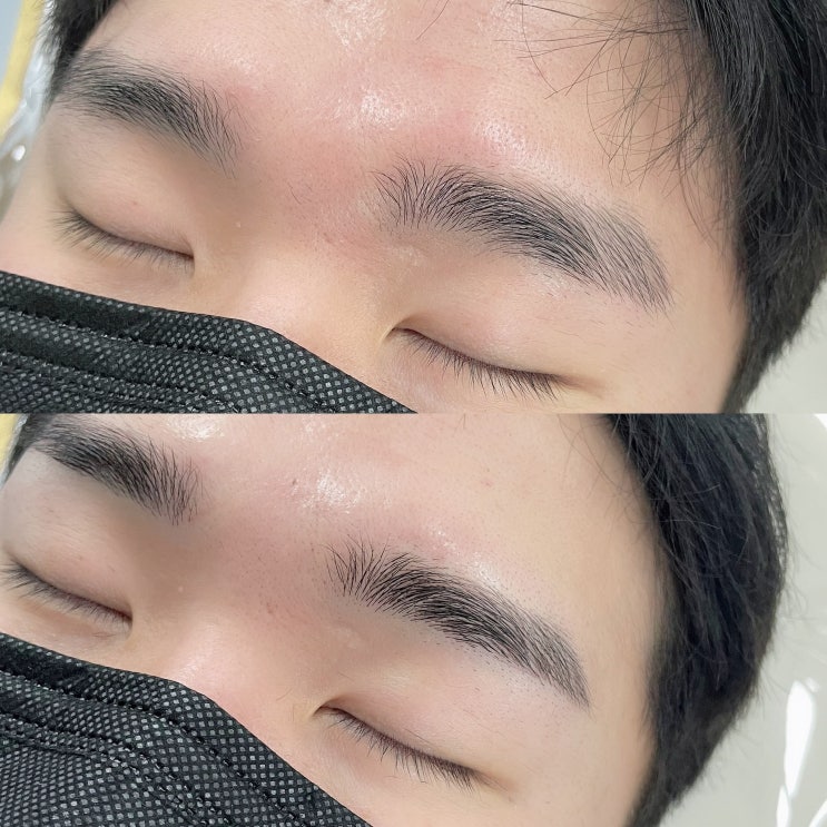  천안 남자눈썹 문신, 자연스러운곳