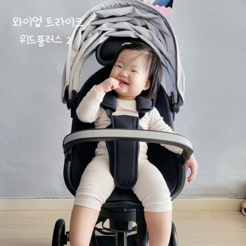 유모차 거부 극복을 위해 와이업 신제품 트라이크 위드플러스2로 바꾼 찐후기