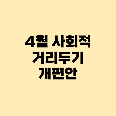 사회적 거리두기 개편안, 4일부터 10인·12시