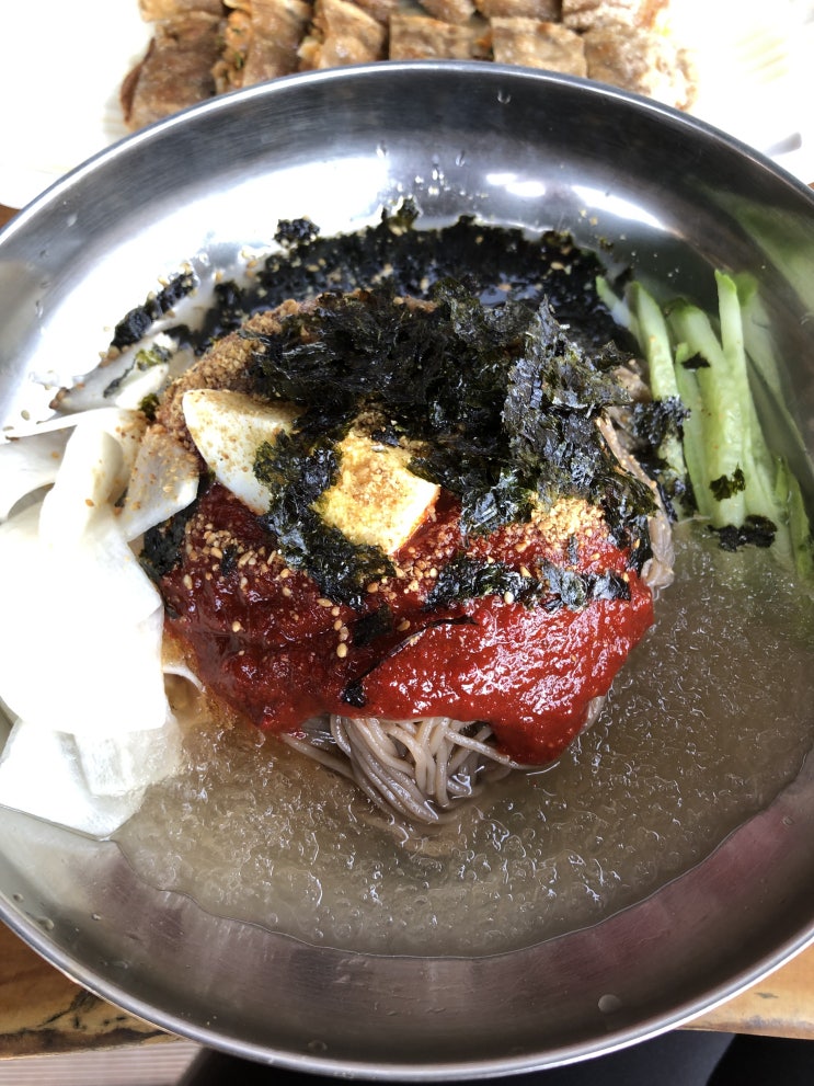  팔당역, 예봉산, 팔당 맛집, 막국수집 <팔당막국수> 물막국수, 비빔막국수, 메밀전병
