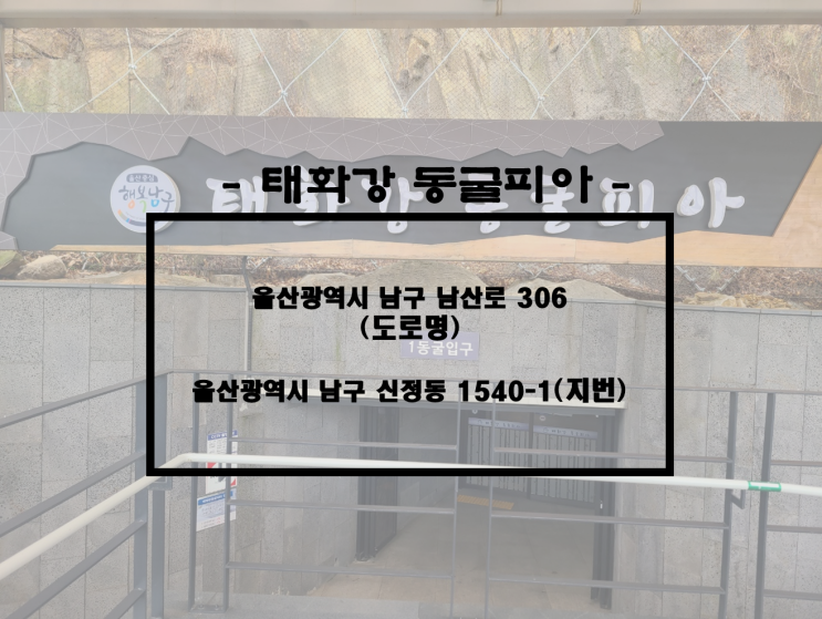  울산/남구 울산 가볼만 한 곳, 울산 데이트 장소 추천, 울산 여행지 추천, 시원한 동굴체험, 태화강 동굴피아