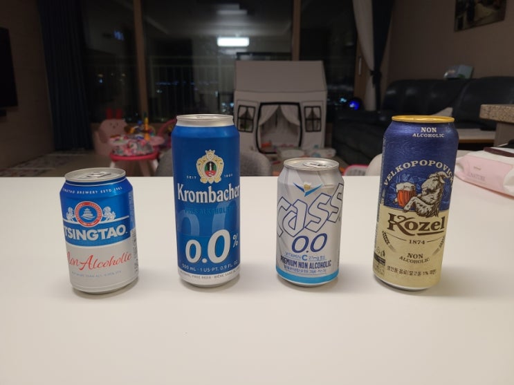  논알콜맥주 추천(카스, 크롬바커, 코젤, 칭다오)