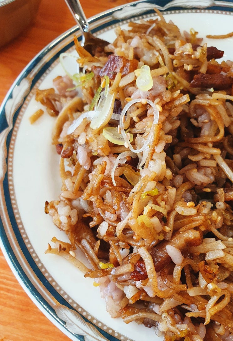  소바메시 레시피 소바와 밥을 한번에 먹는 볶음밥의 선물같은 맛!