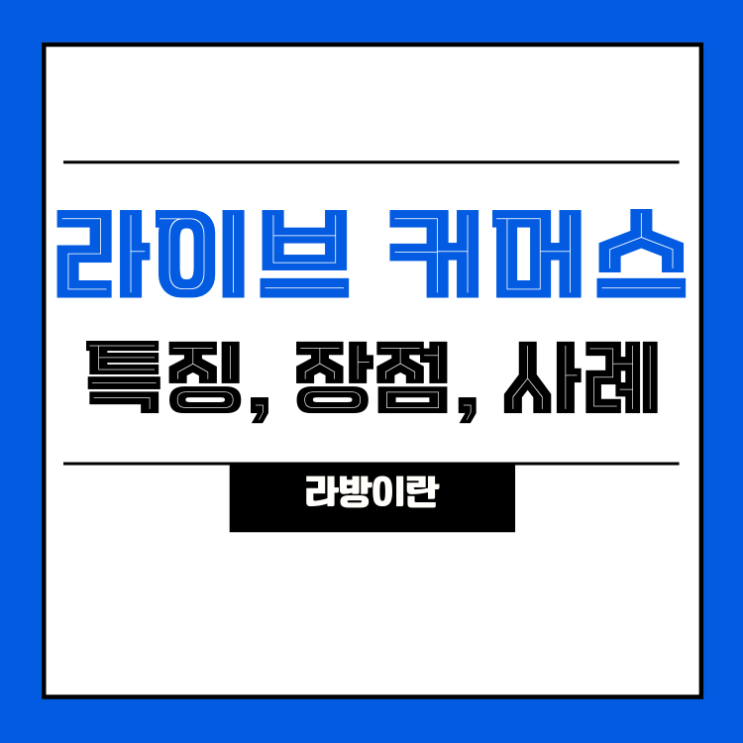  [트렌드]라이브 커머스(라방)의 특징, 개념, 그리고 실제사례