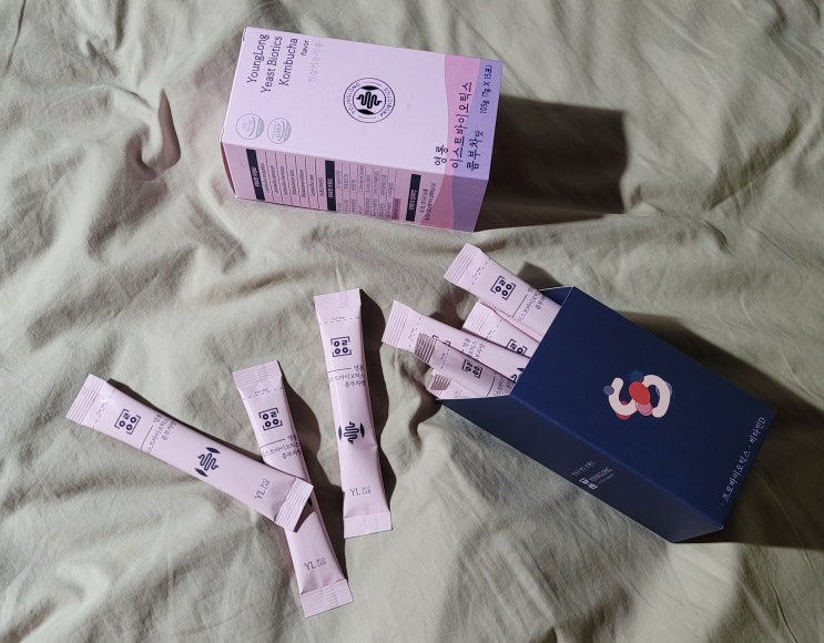  '영롱 이스트바이오틱스 콤부차'로 맛있고 간편하게 마시면서 장 건강 관리하자! [콤부차추천/마시는유산균/프로바이오틱스/볼라디균/장건강개선/배변활동개선/건강음료/탄산음료대용]