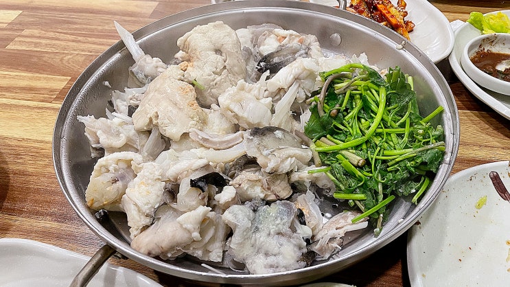  대구 노원동잡내없이 보들한 아구수육, 이방인횟집