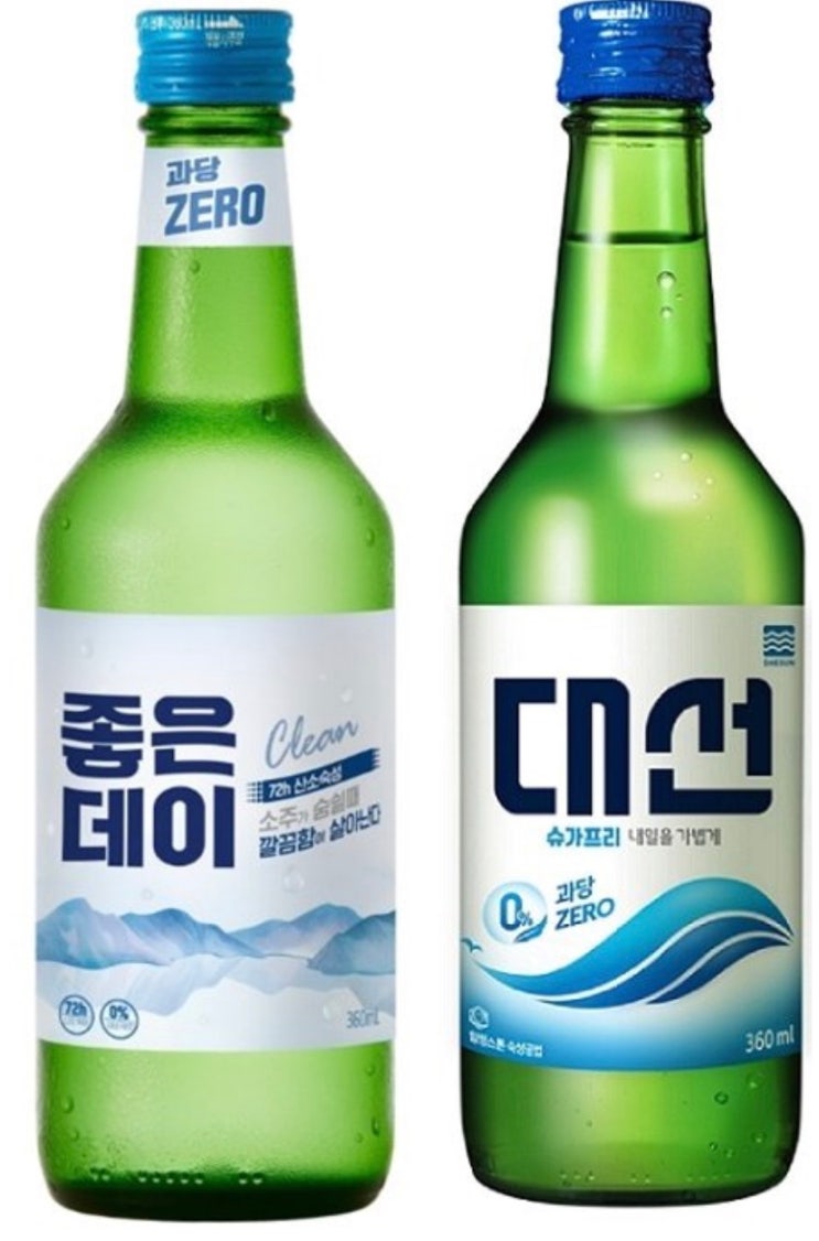  무가당 과당 제로 슈가 프리 소주! 좋은데이 리뉴얼대선, 칼로리 정보