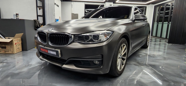  용인랩핑 BMW 3GT 새차로 재탄생 시키기!!