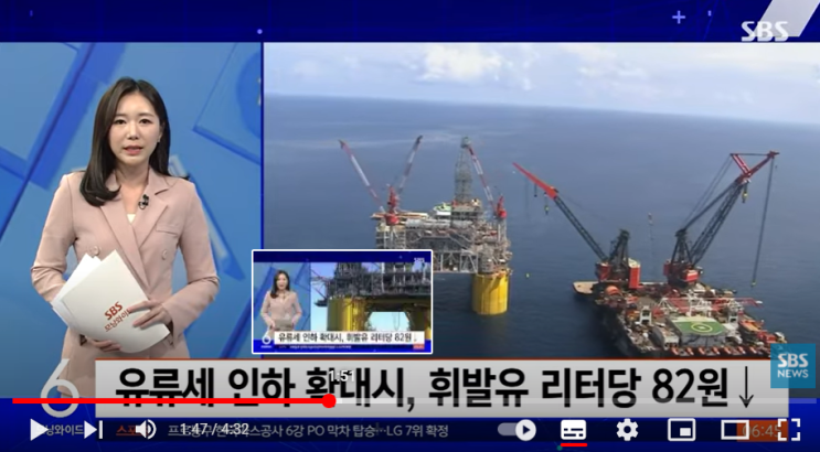 치솟은 기름값, 내릴 땐 '찔끔'…기다려도 별 차이 없다  : SBS 뉴스