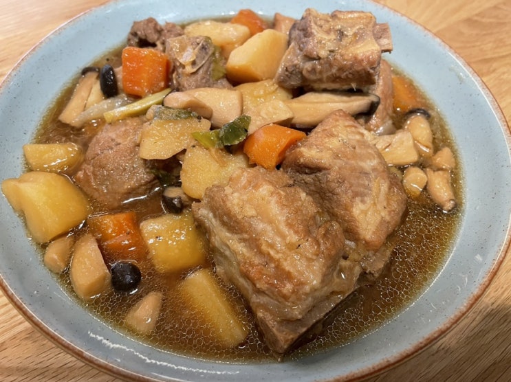  요똥이 만들어도 맛있는 레시피 돼지갈비찜