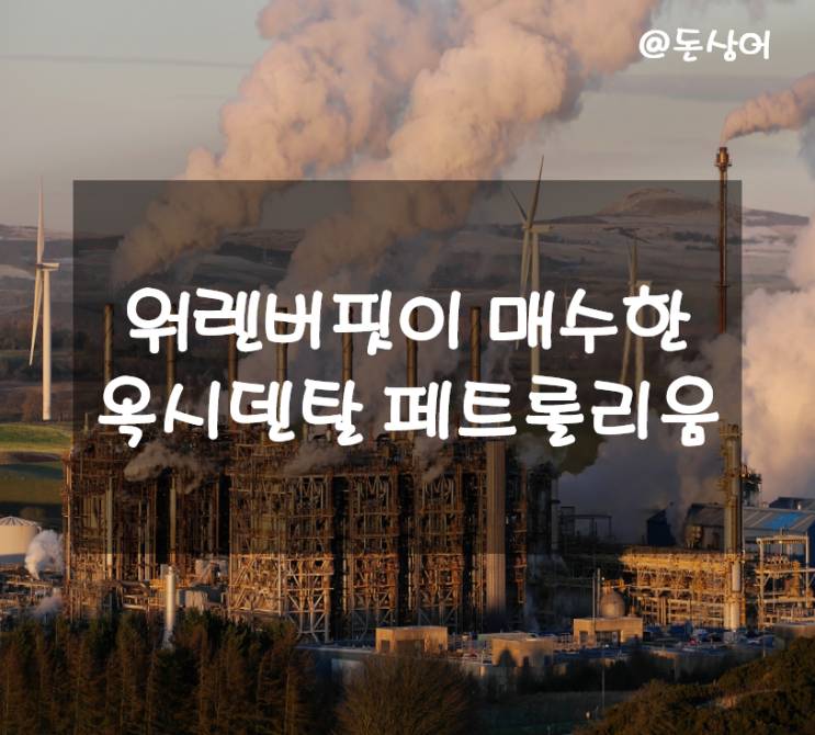  버핏이 투자하는 석유, 가스 및 화학 기업 옥시덴탈 페트롤리움 분석