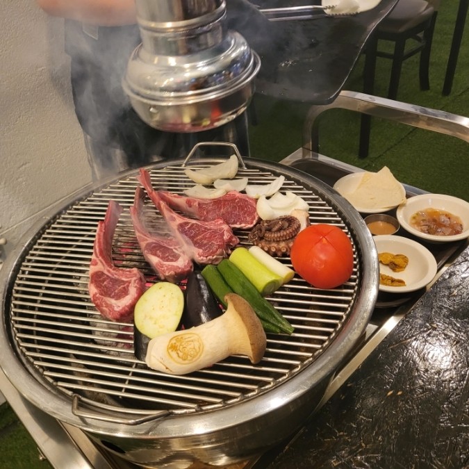  강남양갈비 프라이빗 맛집 양고기 오마카세 양꽃 (영동시장 찐 맛집)