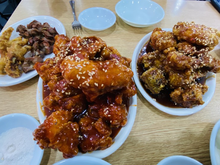 [행궁동] 통닭거리에서 먹은 용성통닭 왕갈비 후기! 치킨 맛집