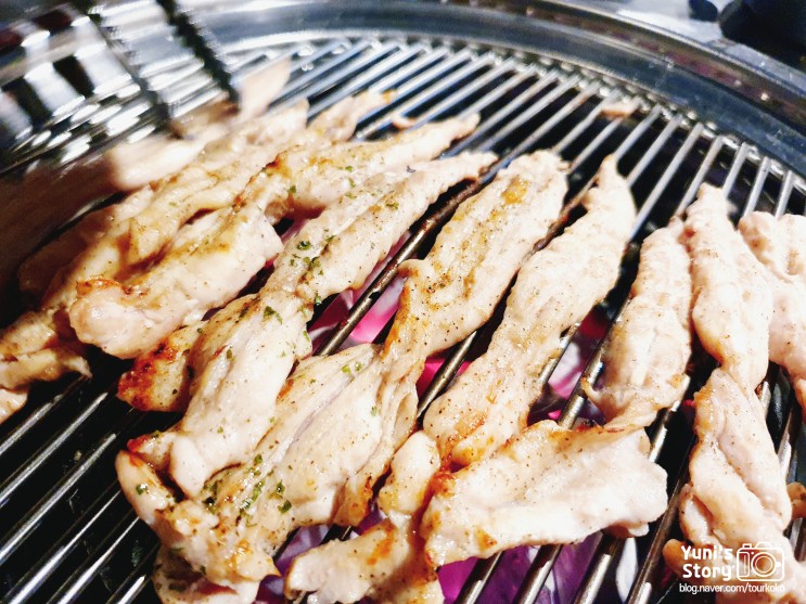 원종동맛집 숯불아사랑한닭 - 닭 목살 특수부위 전문점 후기