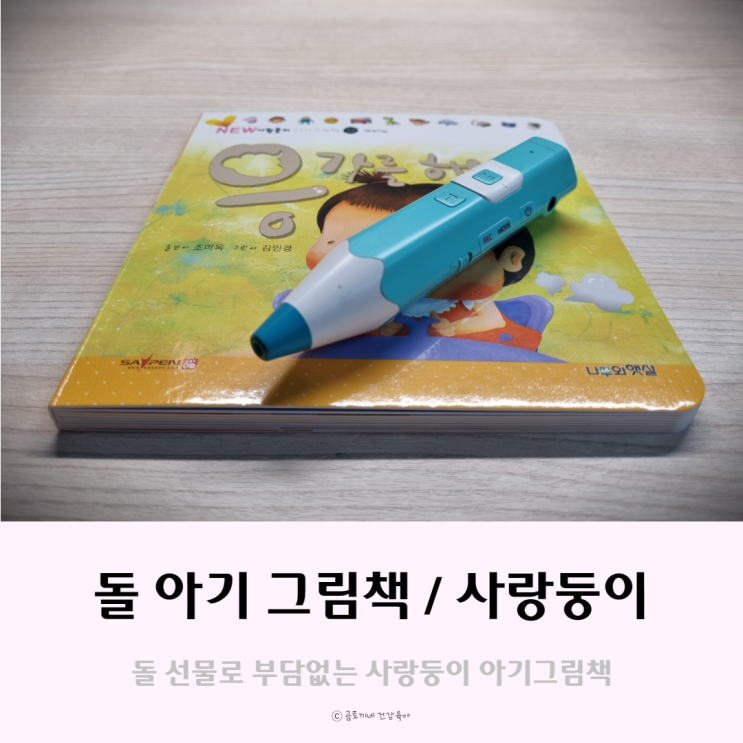 조카 돌선물로 부담없는 아기 동화책 사랑둥이