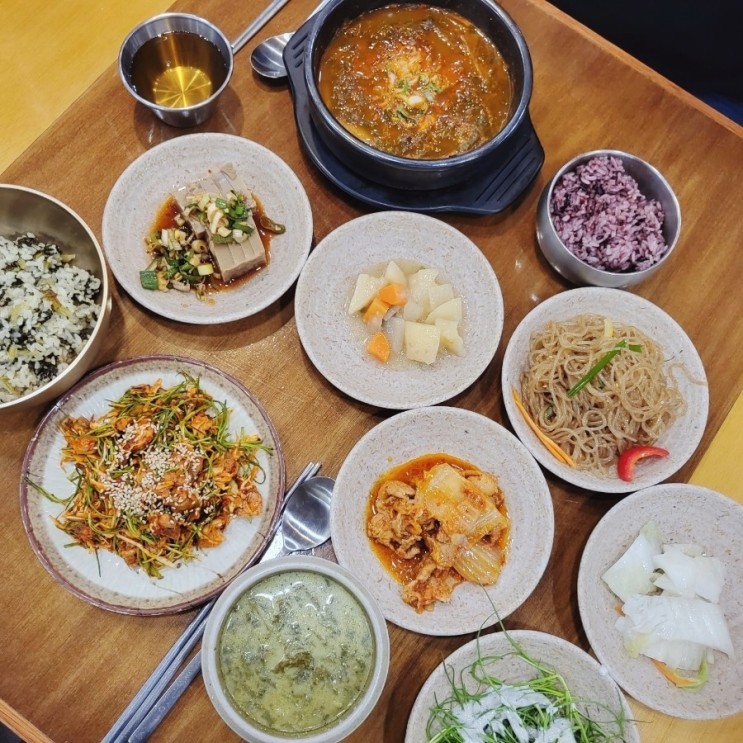 화정맛집 '순남시래기' 잡채 제육볶음이 있는 셀프바 건강한 밥집