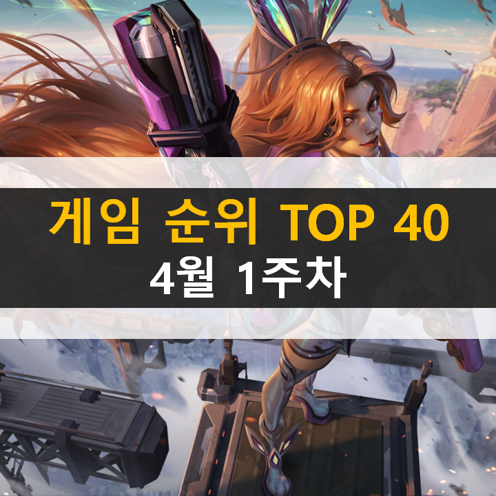 모바일, PC 온라인, 스팀 게임 순위 (2022년 4월 1주 차) 모바일, PC 온라인, 스팀 게임 순위 (2022년 4월 1주 차)
