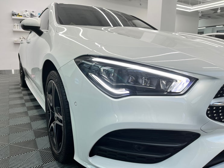  벤츠 CLA 목동 손세차 런베이에서