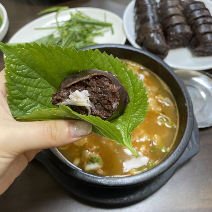  조점례남문피순대 전주맛집 후기 주차정보