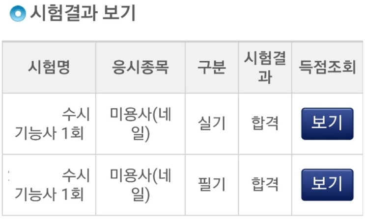  네일아트국가자격증 실기시험 합격담(+네일아트학원 커리큘럼)